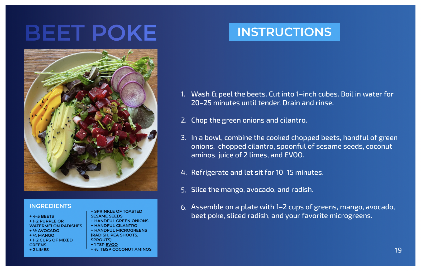 bryan johnson recipe beet poke