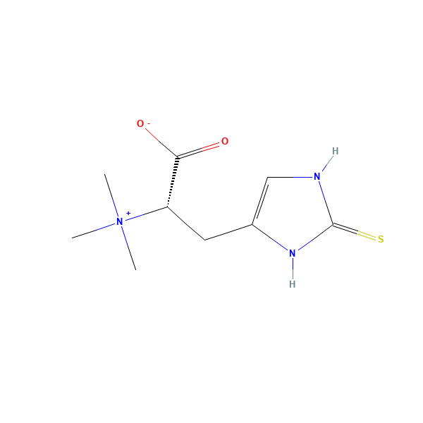 Ergothioneine molecular structure