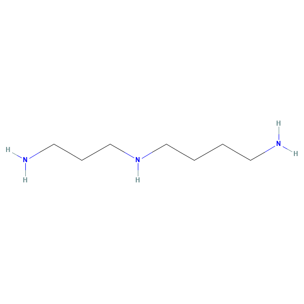 Spermidine molecular structure