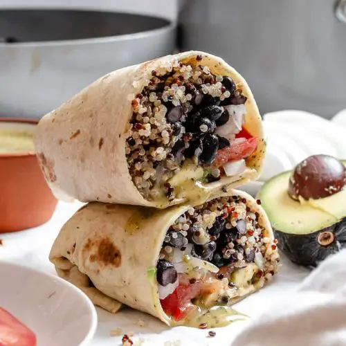 Black Bean Burritos with Tomato Salsa