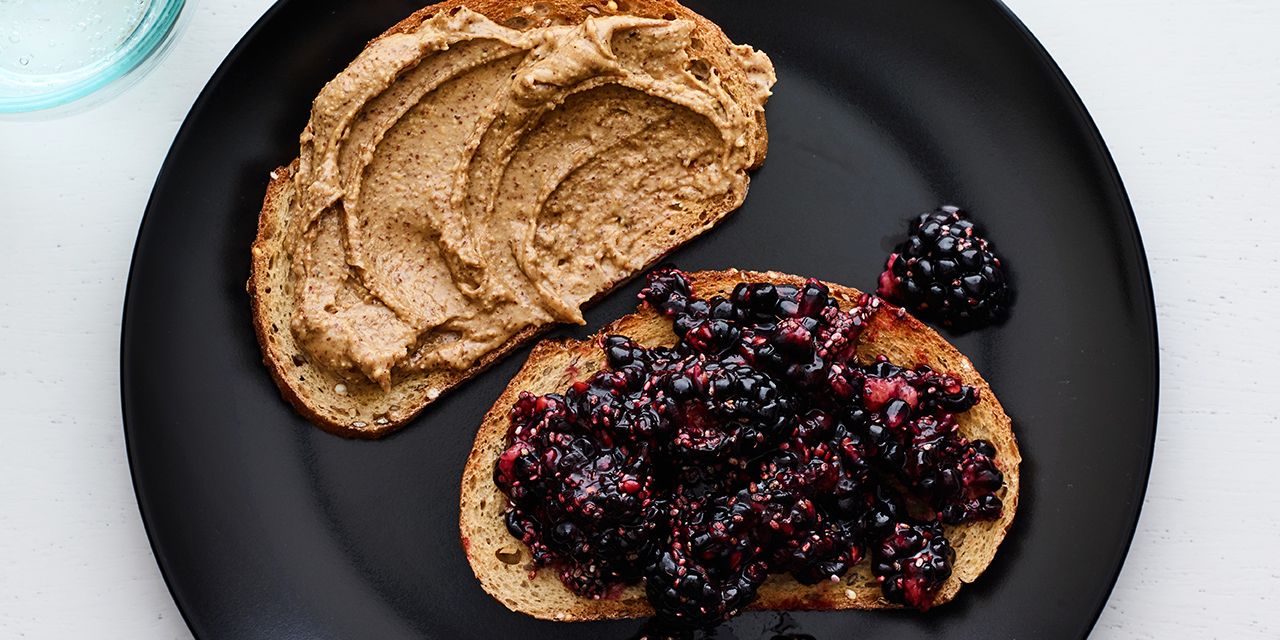 Blackberry-Almond Butter Sauce