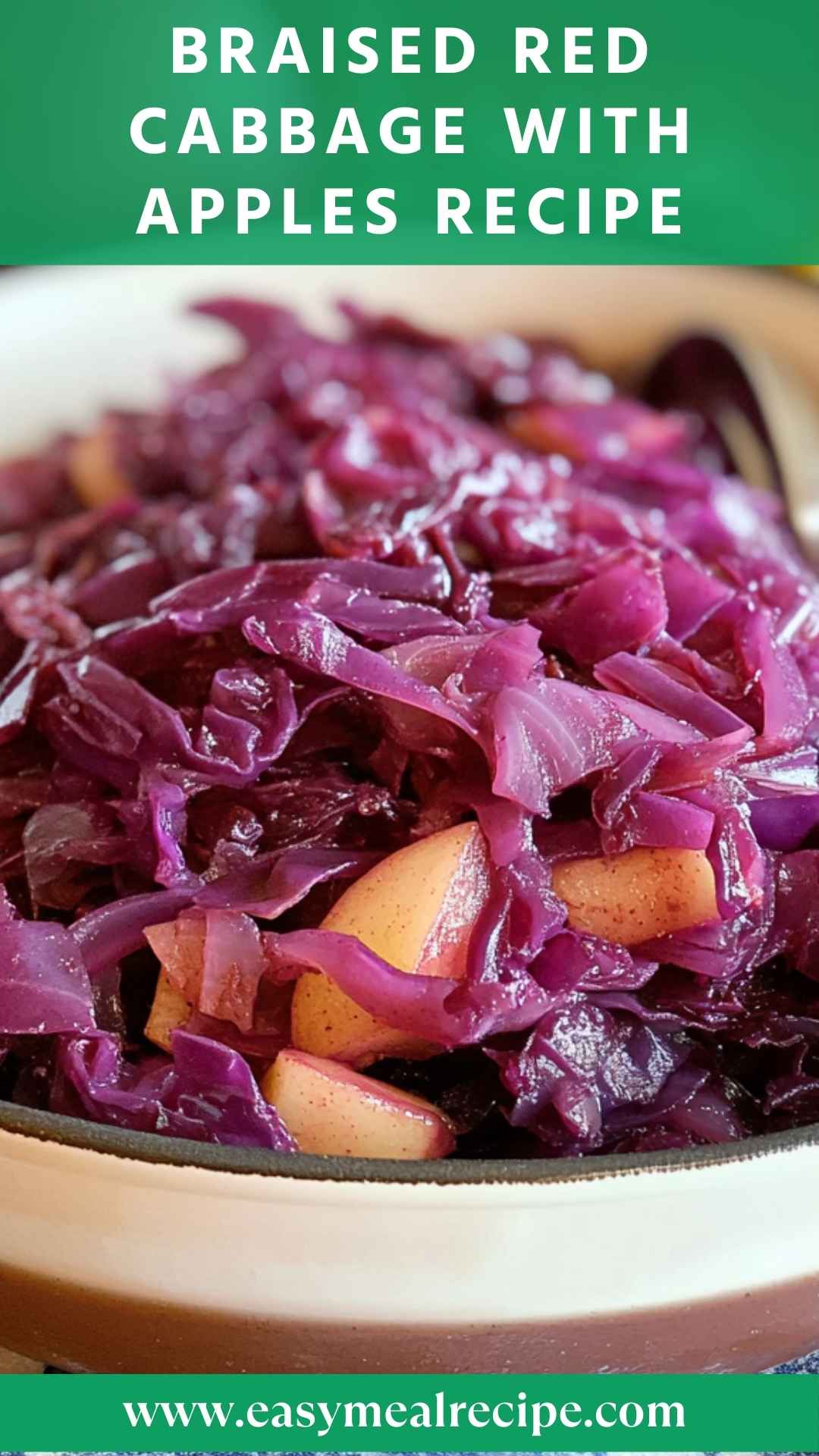 Braised Red Cabbage with Apples and Walnuts