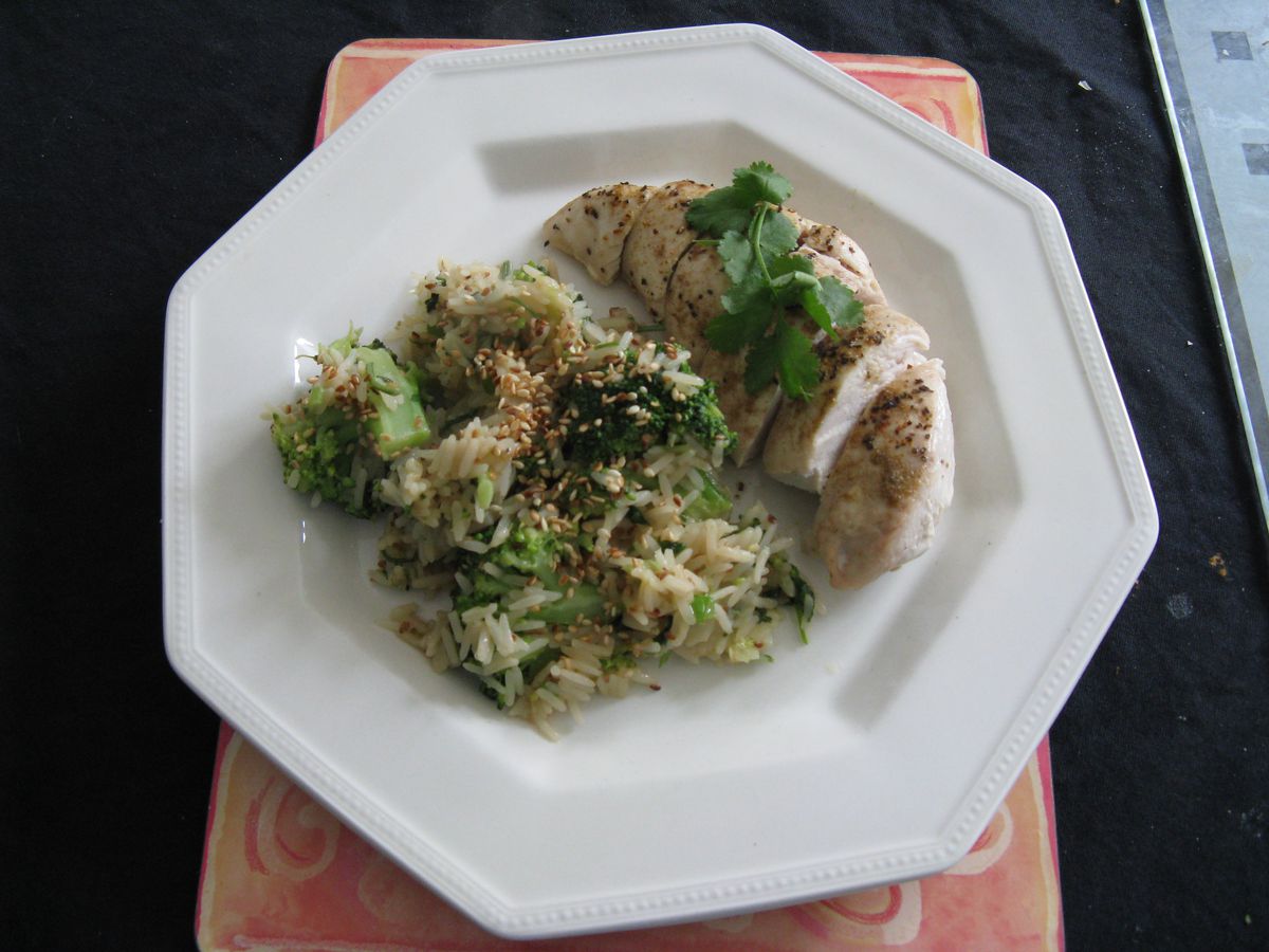 Broccoli with Sesame-Miso Sauce