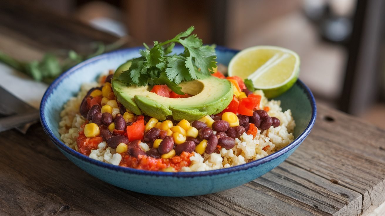 Cauliflower Rice Burrito Bowl