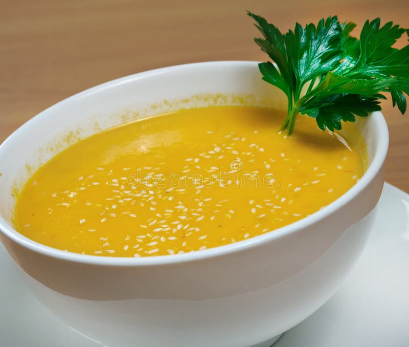 Cream of garbanzo beans (vellutata di ceci)