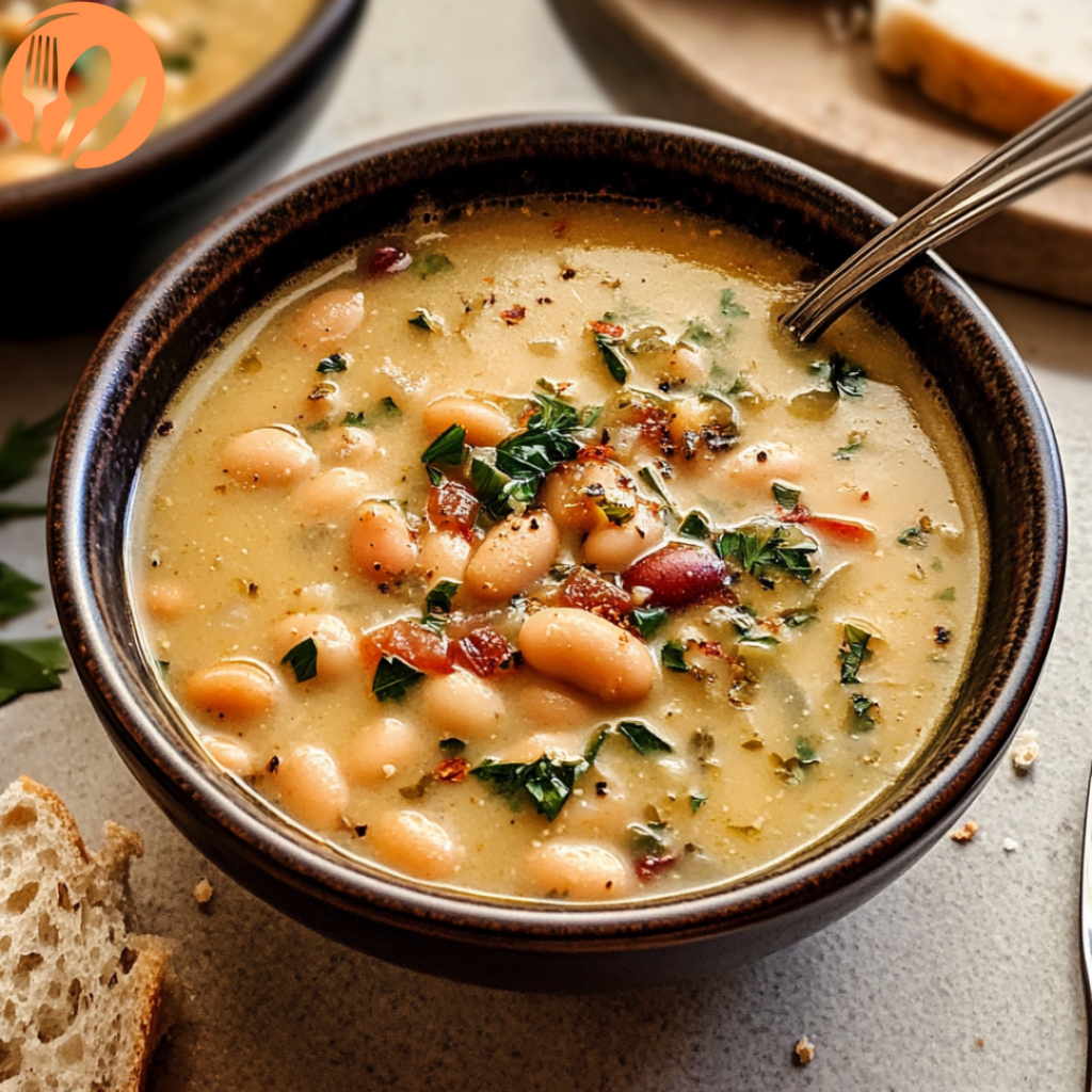 Creamy Zucchini Bean Soup
