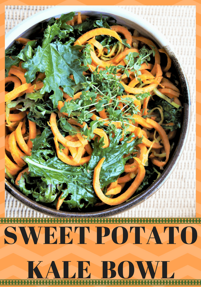 Kasha with Purple Sweet Potatoes and Kale