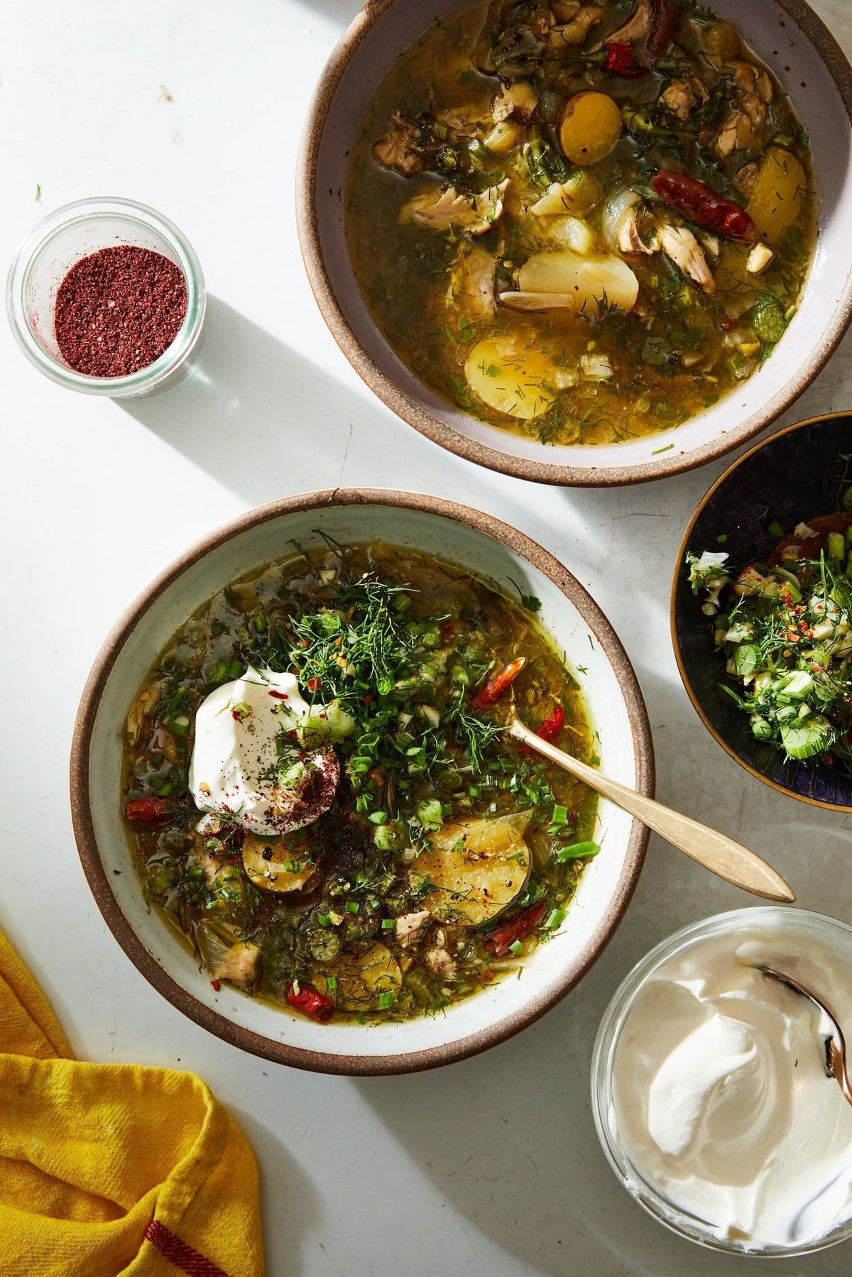 Lemony Dill, Chicken, and Quinoa Soup