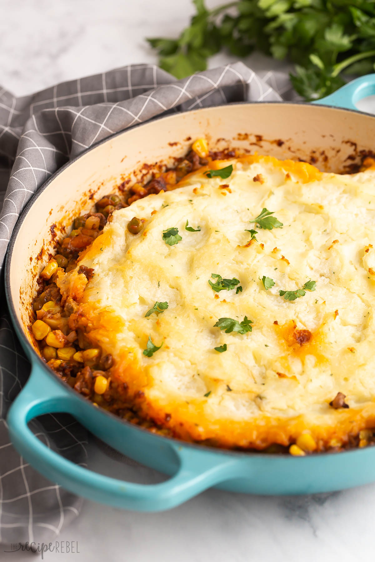 Millet and Cauliflower-Topped Shepherd's Pie