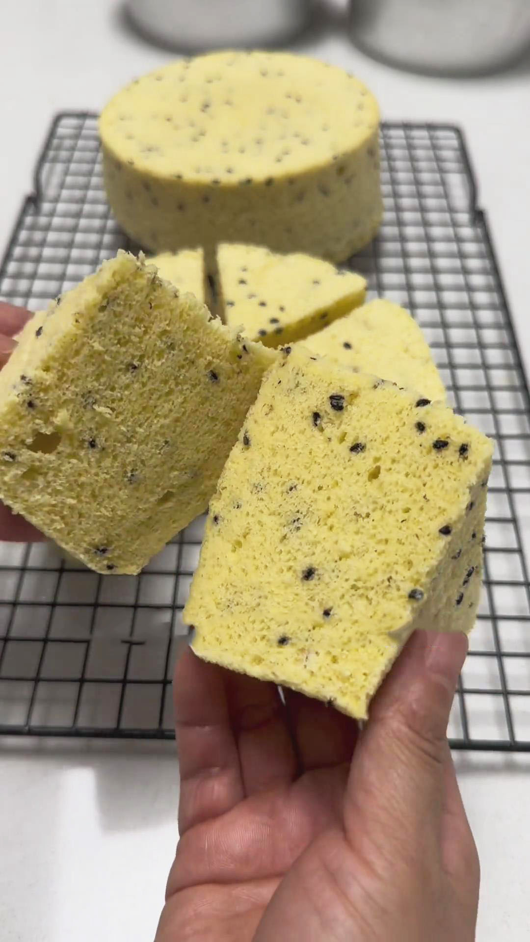 Millet Brunch Cake with Strawberries