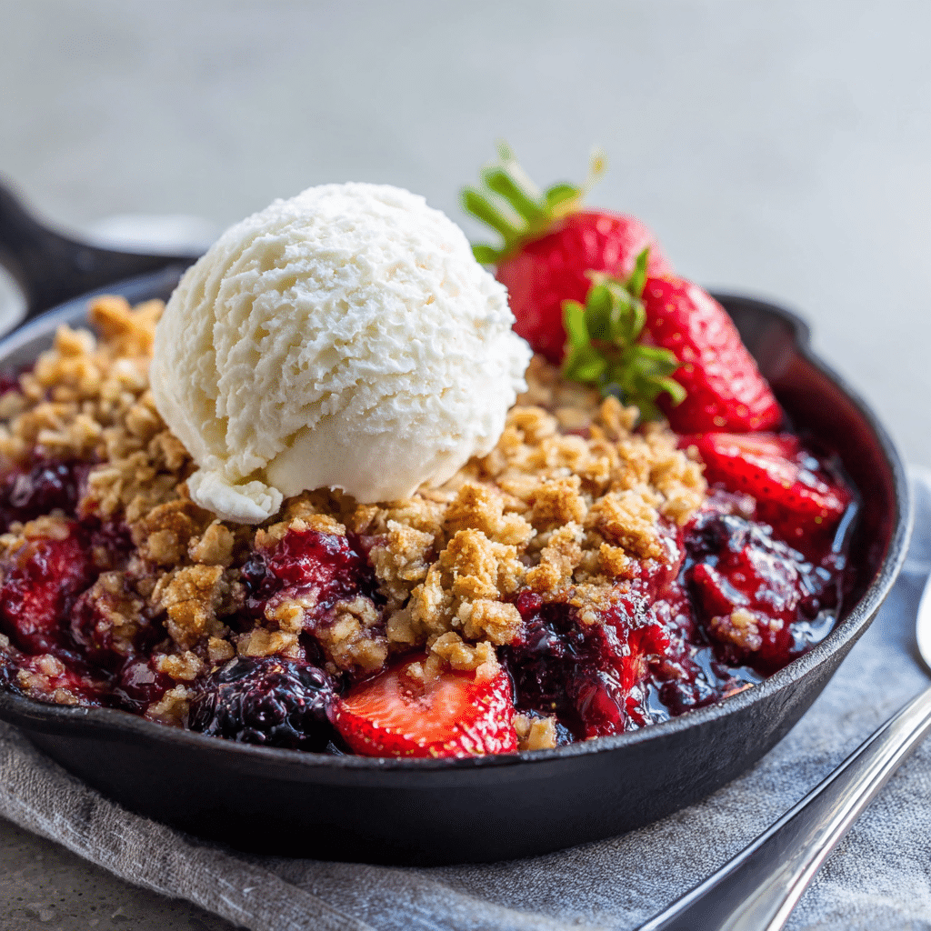 Mixed Berry Crumble