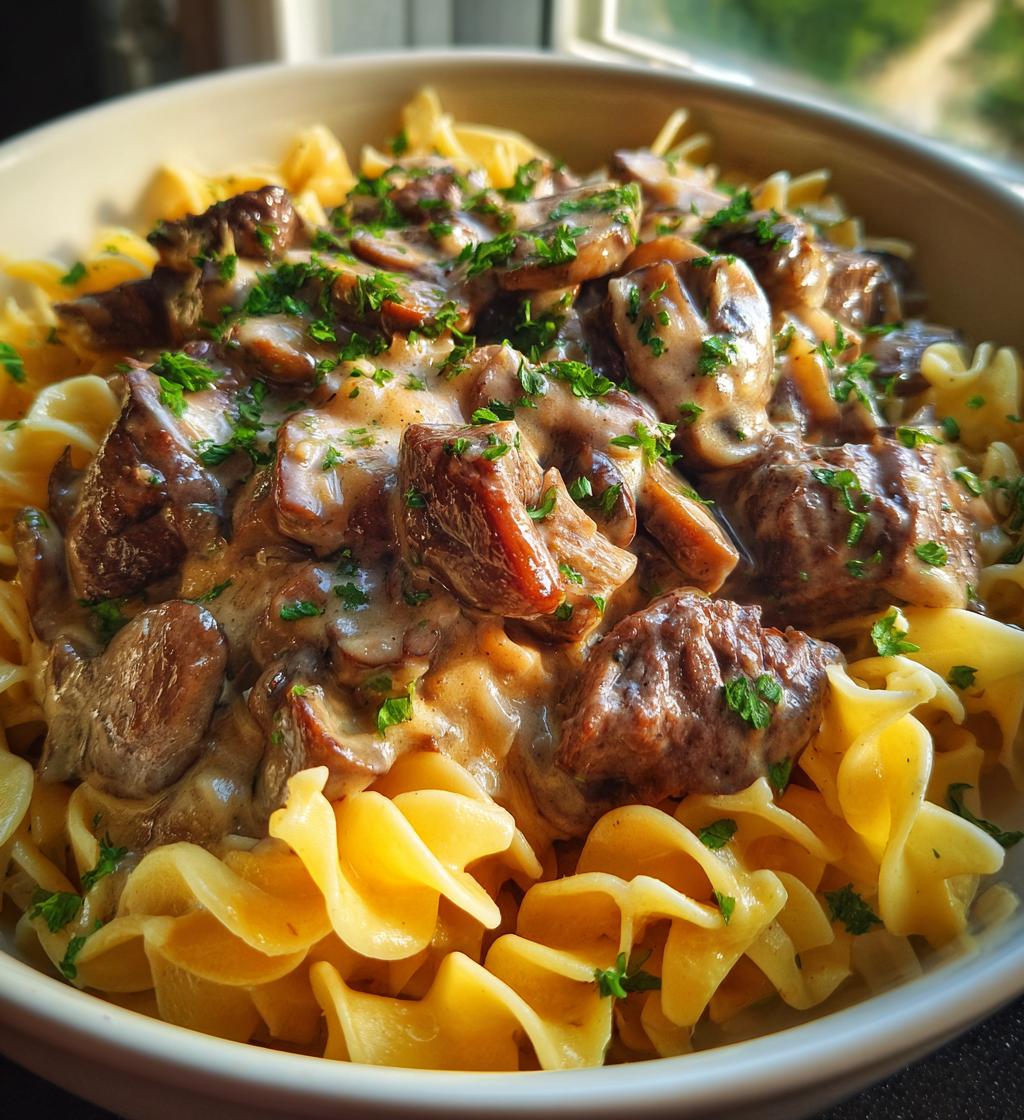 Mushroom Stroganoff