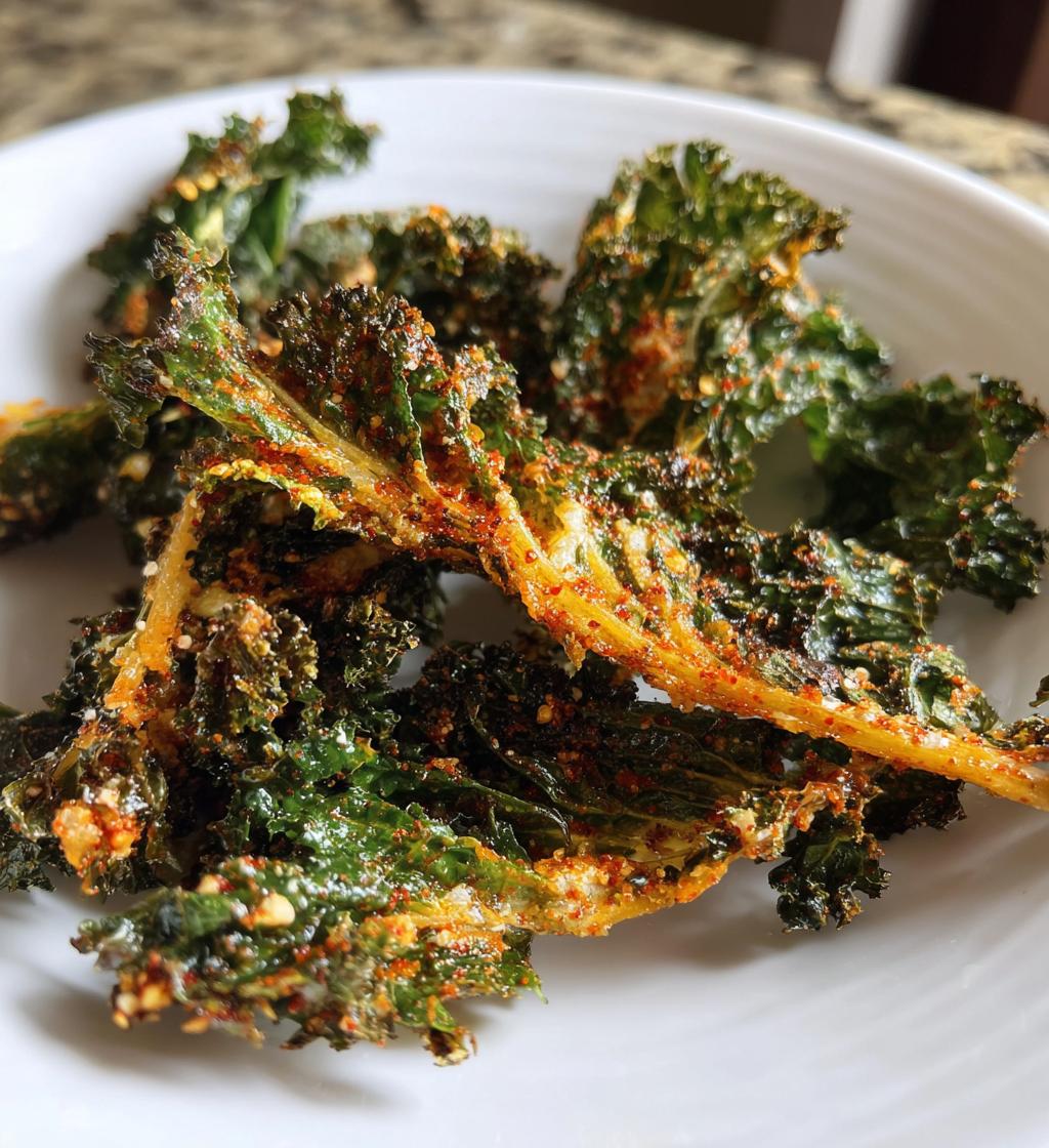 Oven-Baked Miso Kale Chips