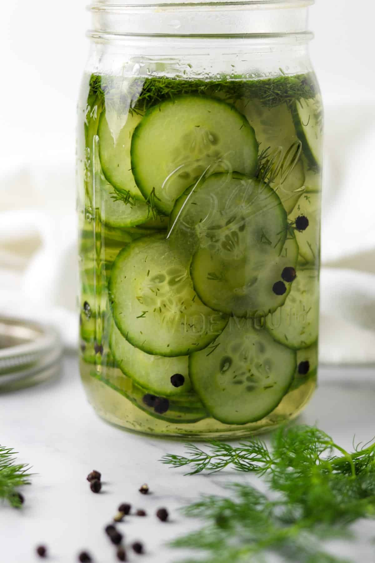 Quick Pickled Cucumbers