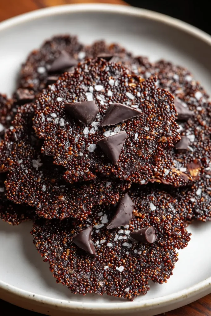 Quinoa, Cashew, and Dark Chocolate Squares