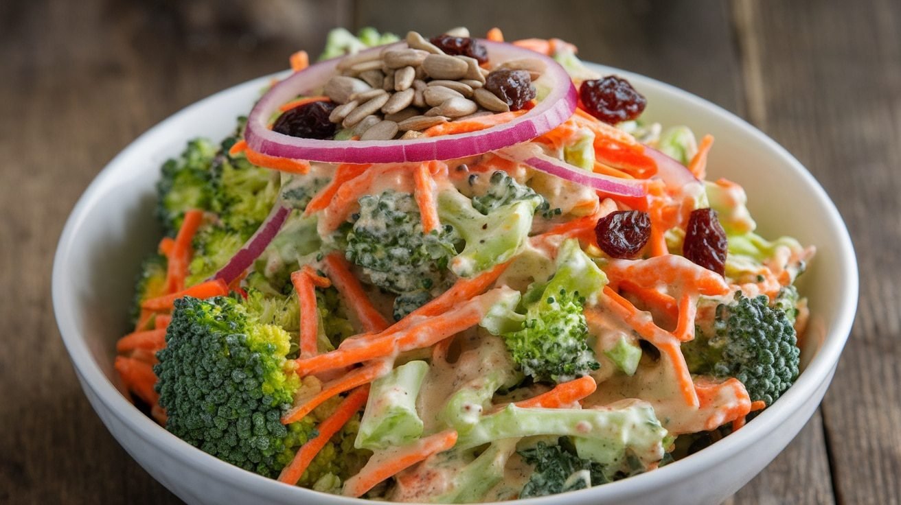 Rainbow Broccoli Slaw