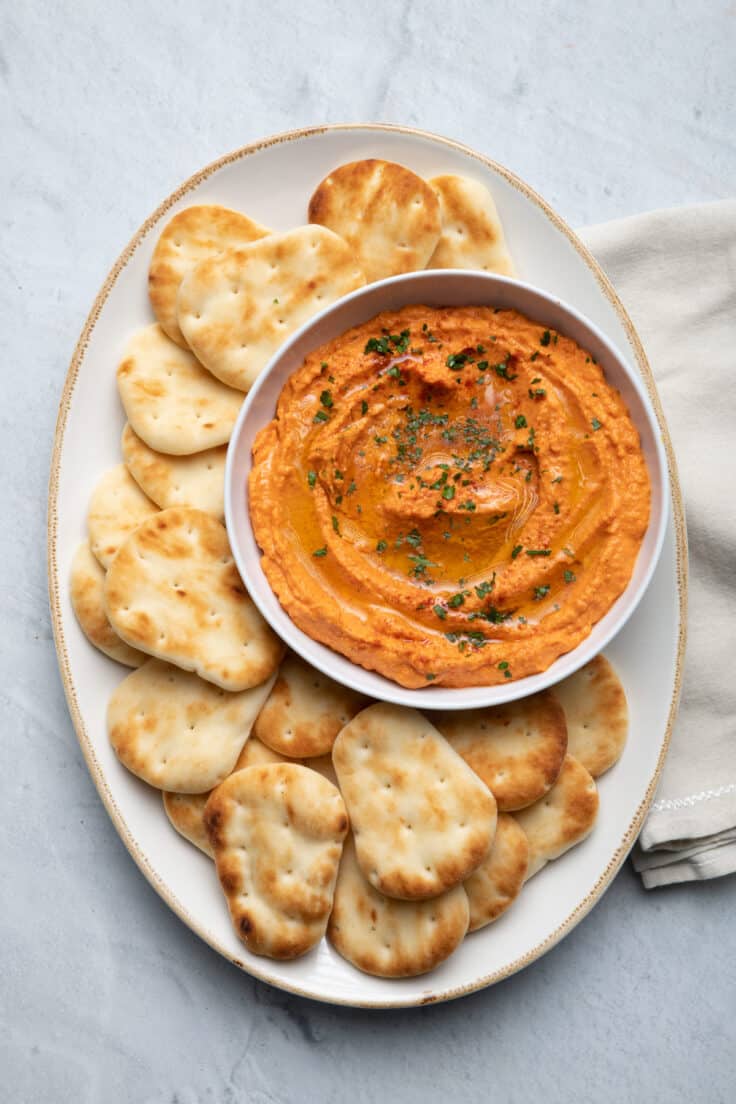 Roasted Red Pepper Hummus