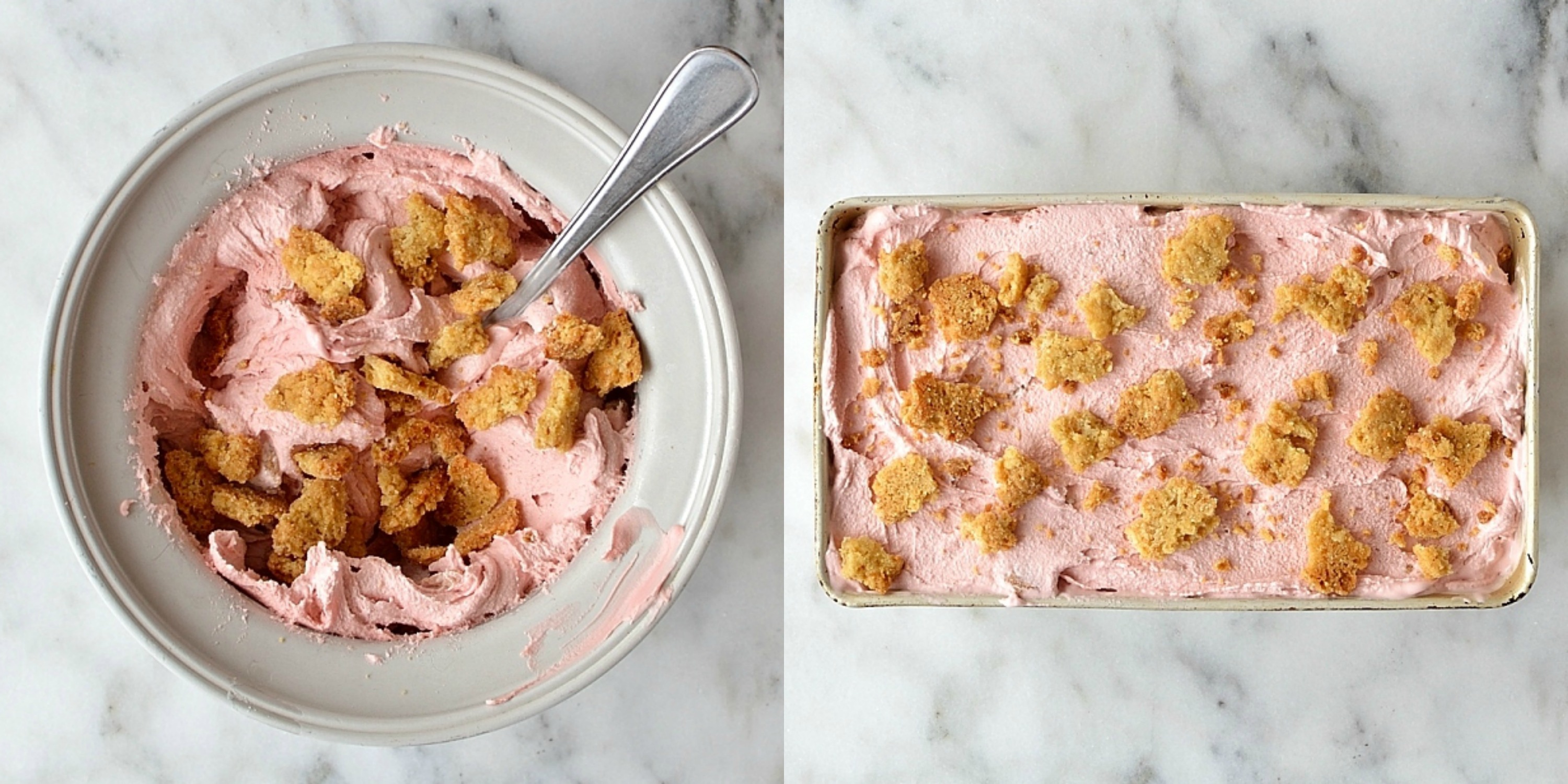Roasted Rhubarb-Strawberry Coconut Crumble