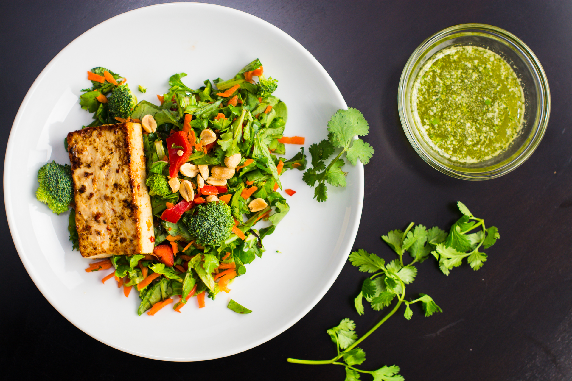 Smoky Scrambled Tofu with Chopped Salad