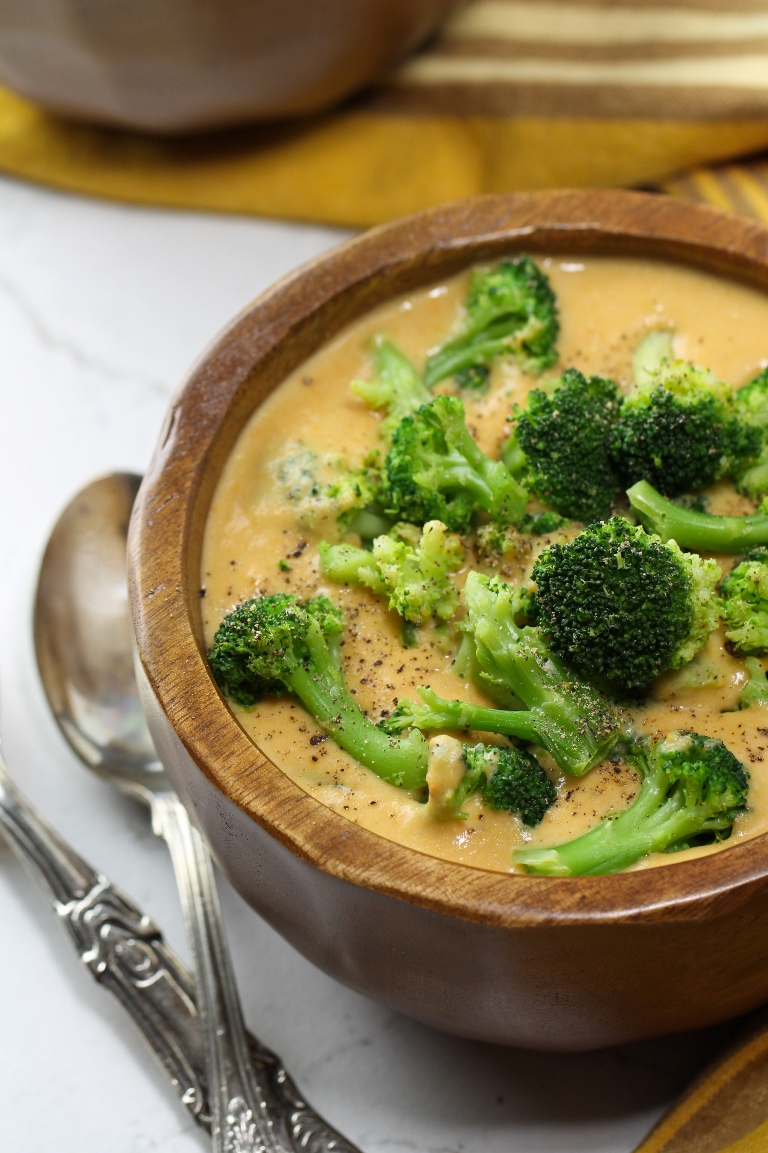 Vegan Broccoli and Cheese Soup