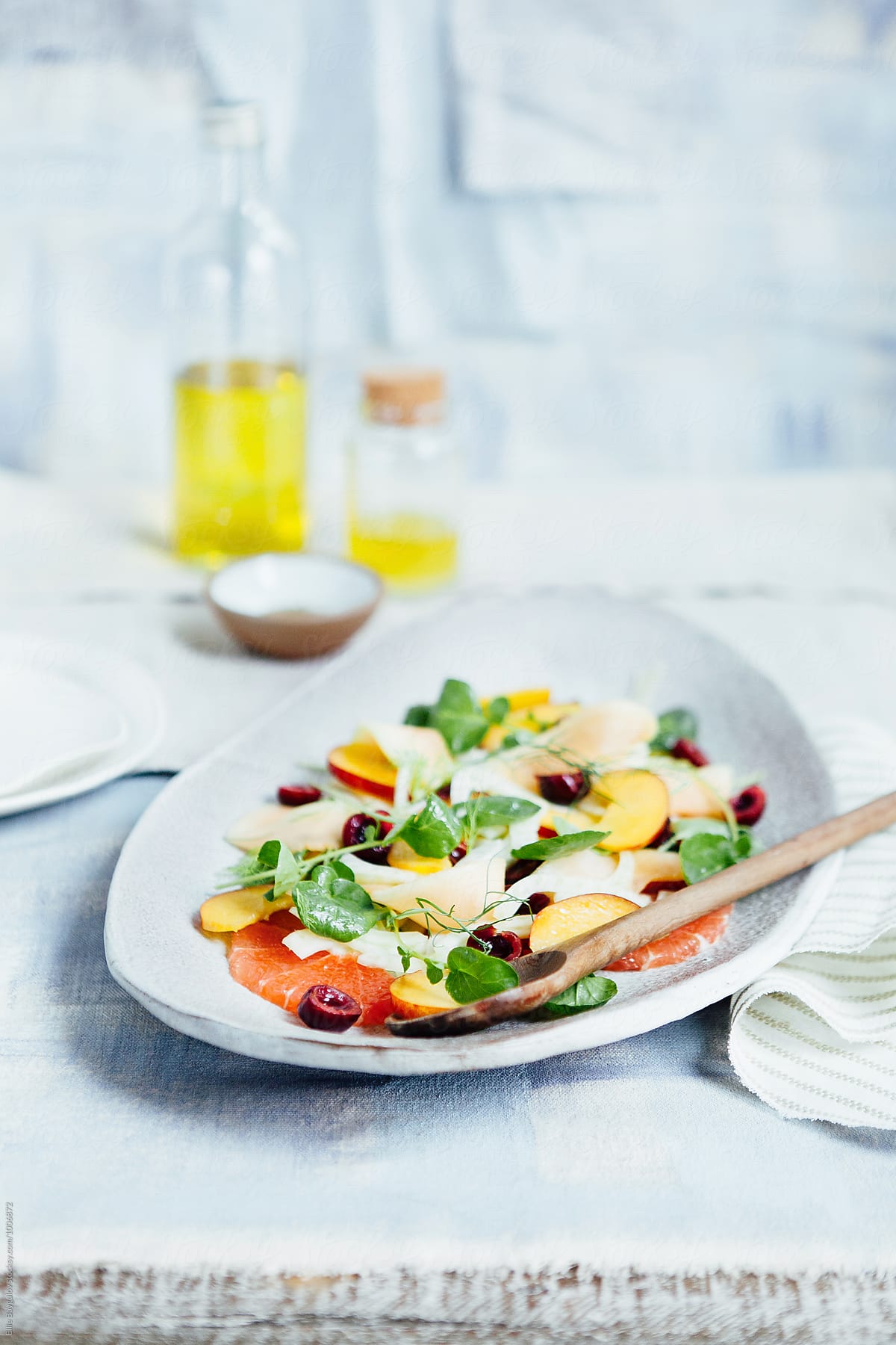 Watercress and Fennel Salad with Ginger-Pear Dressing